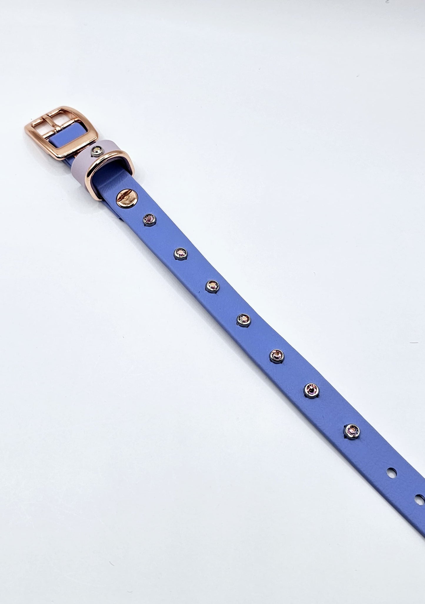 5/8" Collar (16 mm) - Small Crystals Straight Line Design