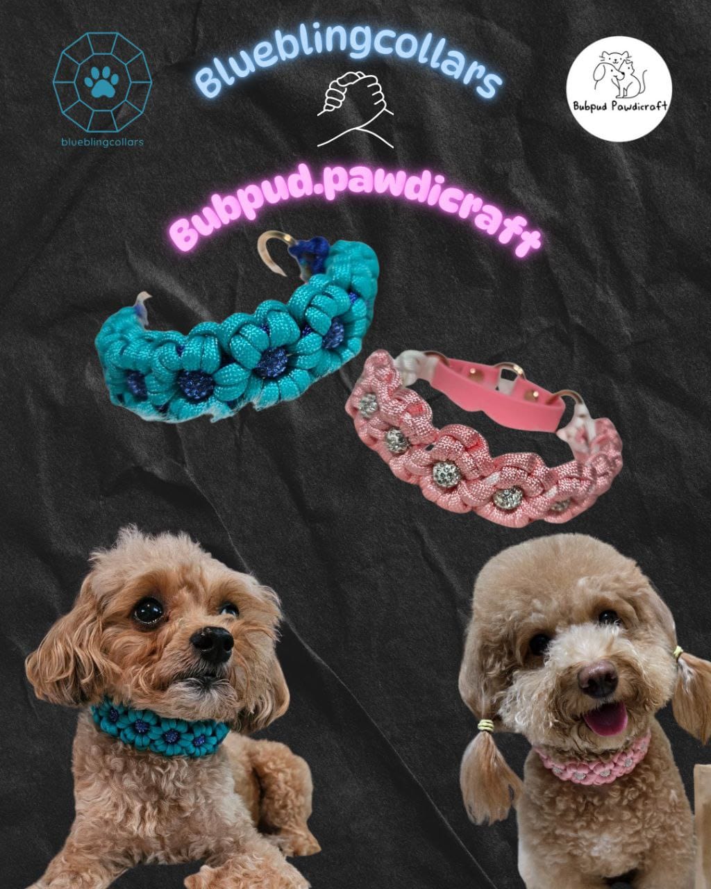 5/8" Biothane Martingale Collar (16mm) - Twine Light (Changable)